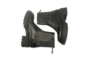 Aquazzura Saint Honore Combat Bootie Black Size 39.5 - Picture 1 of 8