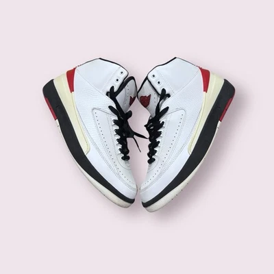 Zapatillas Air Jordan 2 Chicago Retro OG Talla 10 Hombre Blanco Rojo 2022 DX2454-106 Foto 1 de 4