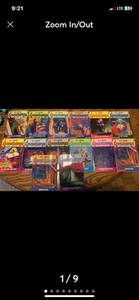 RL Stine Goosebumps Collection Of 14 With Werewolf Mask Still Attached - Picture 1 of 6
