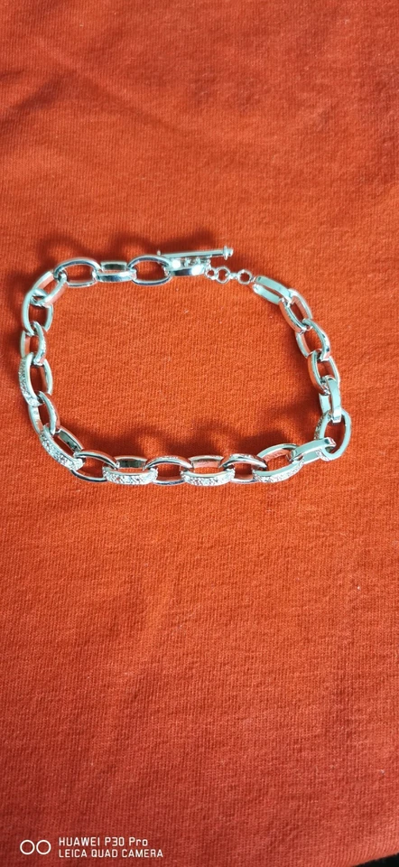 Damen Armband Modeschmuck  mit Swarovski Elementen. Rhodiniert von Liora. - Bild 1 von 4