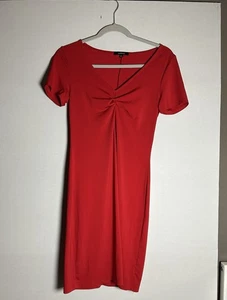 Ambiance Red Dress Size large Youth Midi Length - Picture 1 of 3