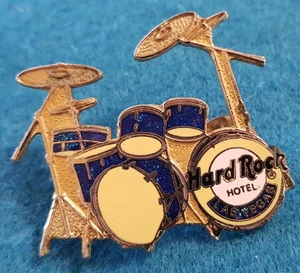 PROTOTIPO 2004 LAS VEGAS HOTEL BATERÍA KIT #1 AZUL Y DORADO Hard Rock Café PIN - Imagen 1 de 1