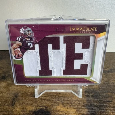 Christian Kirk /10 Jersey Patch 2018 Panini Immaculate Collection Collegiate #8 - Image 1 of 2