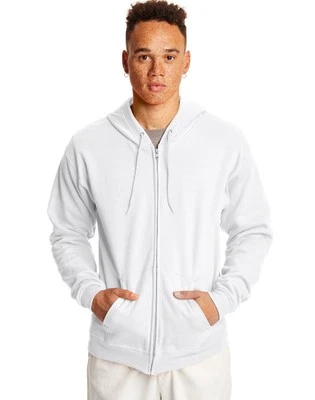 Hanes EcoSmart Unisex Full-Zip Fleece Hoodie - Image 1 of 4