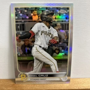 2022 Topps Chrome Rookie Oneil Cruz #128 Refractor Pittsburgh Pirates - Picture 1 of 2