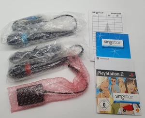 Sony Playstation 2 Singstar Mikrofone + USB Adapter, Empfänger & Demo PS2 ● NEU - Bild 1 von 4