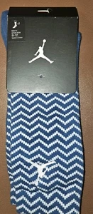 Nike Air Jordan Retro 12 XII Crew-Socken französisch blau Herrengröße Large 8-12 neu mit Etikett - Bild 1 von 2