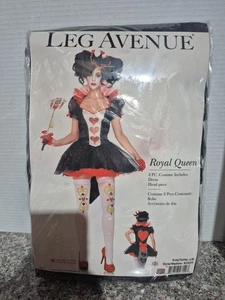 NUEVO Vestido y cabeza Royal Queen Leg Avenue antiguo nuevo stock talla grande 2 piezas  - Imagen 1 de 1