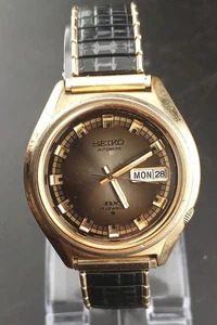 mit laufendem Video: Vintage Seiko 70er Jahre Herren Automatik 6106-7589 Tag/Datum Uhr - Bild 1 von 6
