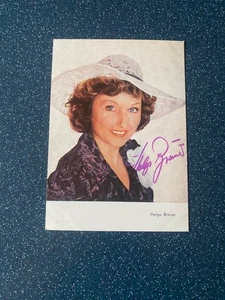 Autogrammkarte  Helga Bauer     signiert - Bild 1 von 4