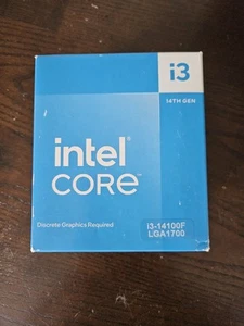 Intel Core i3-14100F - Core i3 14. Gen Raptor Lake 4-Core (4P+0E) LGA 1700 58W - Bild 1 von 4