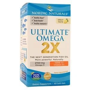 Nordic Naturals Ultimate Omega 2X con Vitamina D3 Limón 60 geles Foto 1 de 1