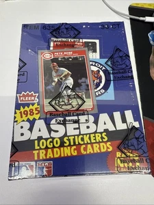 1985 Fleer BBCE Sealed Wax Box BBCE FASC FROM A SEALED CASE **RARE CASE FRESH - Picture 1 of 5