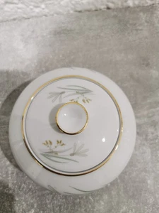 KPM Krister Zuckerdose Kurland mit Goldrand. Blumenmalerei Um 1900. Top Zustand. - Bild 1 von 9