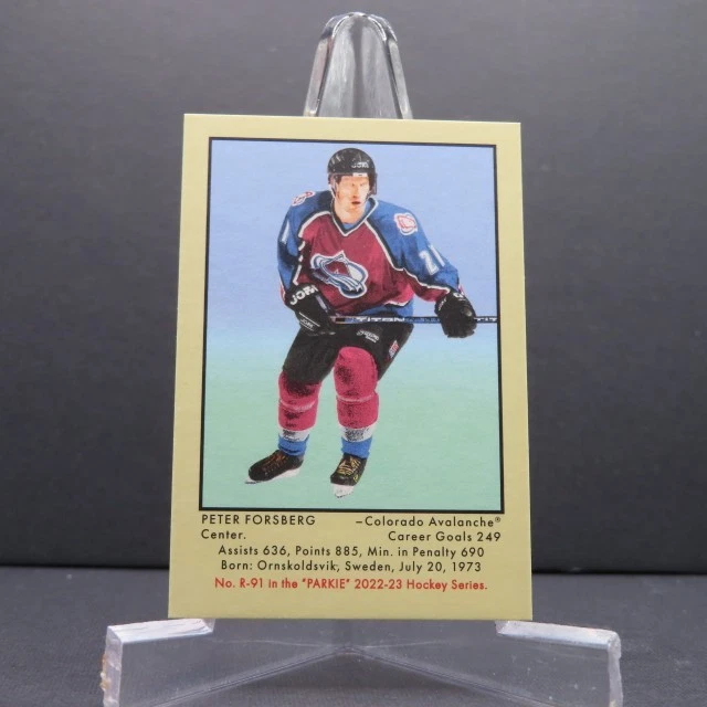 Peter Forsberg - 2022-23 Parkhurst Champions '51 Retros - #R-91 - Image 1 of 2
