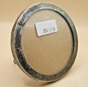 Birmingham 1902 Sterling Silver Porthole Photo Frame - Edwardian / Antique - Picture 1 of 5
