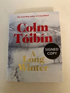 A Long Winter by Colm Toibin (2025, Hardcover) SIGNED UK 1st Printing Like New - Picture 1 of 5