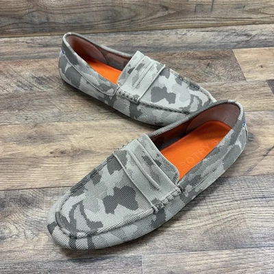 Sapatos casuais masculinos Rothy's The Driving Loafer camuflagem deserto têxtil EUA 11 - Imagem 1 de 4