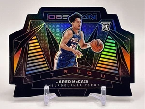 2024-25 Panini Obsidian JARED MCCAIN RC VITREOUS #14 SSP PHILADELPHIA 76ERS - Picture 1 of 8