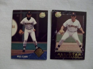 (2) Will Clark 1992 Ultra # 11 All-Star, 1992 Ultra # 14 Golden Glove Giants - Bild 1 von 2