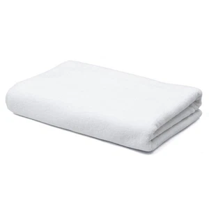White Towels Cotton Soft Face Hair Towel Hotel Bathroom Washcloths Home Spa Pool - Picture 1 of 4