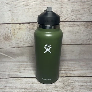 Hydro Flask 32oz Water Bottle Wide Mouth w/Straw Lid Travel mug , coffee cup - Picture 1 of 5