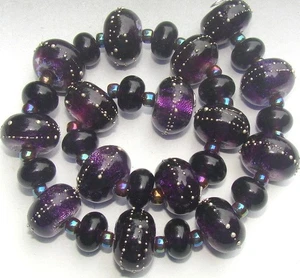 Sistersbeads Handmade Glass Beads- Merlot - Bild 1 von 2