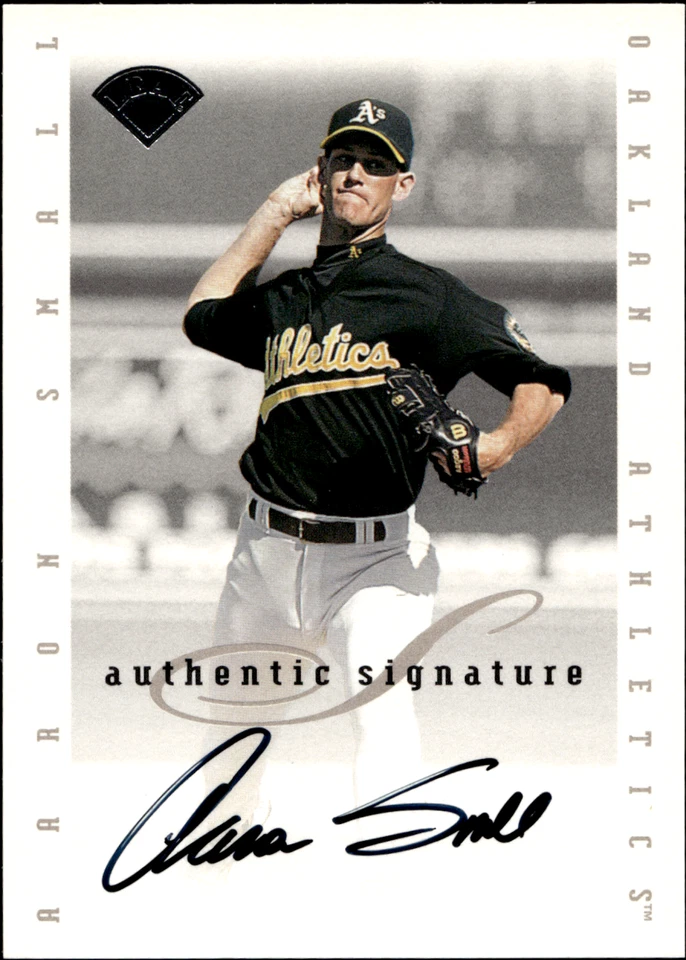 1996 Leaf Signature Series Aaron Small Extended Series Autographs #NNO - Image 1 of 4