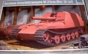 Trompettiste - Geschützwagen VI 21cm Mme 18 Sf Tigre Grill 1:3 5 Modèle-kit Neuf - Photo 1 sur 1