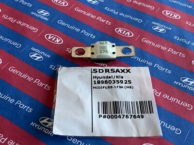 GENUINO OEM NUEVO FUSIBLE MIDI KIA 175 AMP - PARA SORENTO 2011-2013 18980-35925 Foto 1 de 4