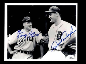 George Kell Walt Dropo JSA Cert Signed 8x10 Photo Autograph Tigers - Picture 1 of 2