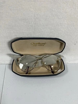 Vintage Charmant Titanium Eyeglasses 156 56-16 Demi Amber GP Gold Japan Frames - Image 1 of 4