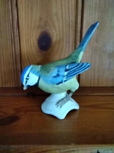 9 x 9,5 cm Goebel Bluetit Vogel Figur (8) - Bild 1 von 1