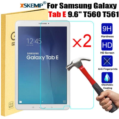 2Pcs for Samsung Galaxy Tab S4 3 2 E S S2 S3 Tempered Glass Screen Protector - Image 1 of 4