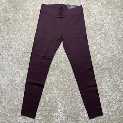 Nuevo Ann Taylor Mujer Talla 2 Ponte Legging Borgoña Rojo Pantalones Elásticos con Etiquetas Foto 1 de 4