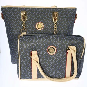 Tracolla donna di ispirazione designer cinque pezzi multicolore - Foto 1 di 4