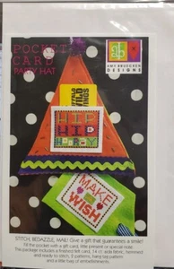 Amy Bruecken Designs Pocket Card Party Hat Kit w/Embellishment Pack - Picture 1 of 4
