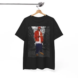 Big L Graphic T Shirt Vintage Hip Hop NY Rap Unisex Heavy Cotton Tee - Picture 1 of 6