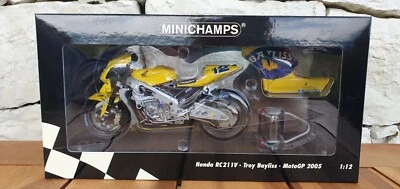 MINICHAMPS 1/12 TROY BAYLISS HONDA RC211V MOTOGP 2005 122 051012 - Immagine 1 di 4