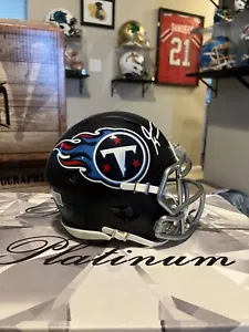 Titans Jevon Kearse Authentic Signed Navy Speed Mini Helmet BAS Witnessed - Picture 1 of 4