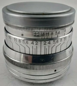 JUPITER 8 black lens 50mm f2.0 M39 mount Leica Portrait manual Sonnar made USSR - Picture 1 of 10