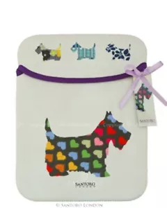 Santoro London Scottie Welpen Hunde Ipad Schutzhülle - Bild 1 von 2