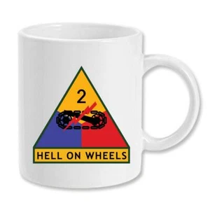 2nd Armored Division SSI Military 11 ounce Ceramic Coffee Mug Teacup - Picture 1 of 1