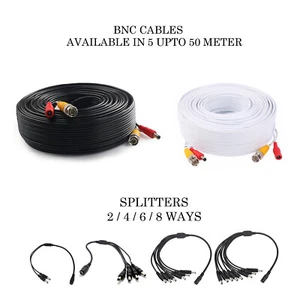 1 m-50 m BNC DC Stromkabel CCTV Überwachungskamera DVR Videoaufnahme Verlängerungskabel - Bild 1 von 32
