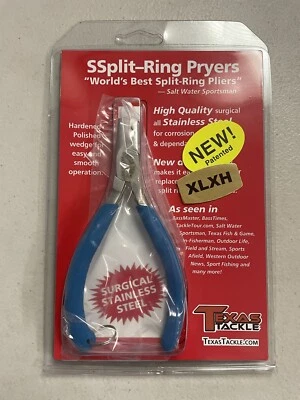 Alicates de pesca Texas Tackle anillo dividido XL HVY resistente mango azul Foto 1 de 4