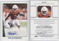 2021 Leaf Memories 1990 Base Green Spectrum /35 Keilan Robinson #BA-KR1 Auto