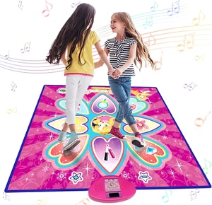 Dance Mat for Kids 4-8 Ages, 9 Buttons Dance Mat Girls Toys for 8-10, 7 Game Mod - Picture 1 of 6