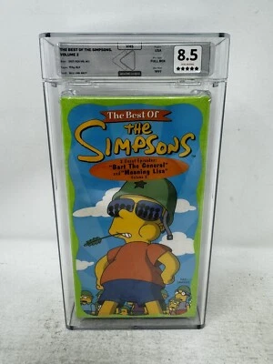 The Best of the Simpsons - V. 2 (VHS, 1997) Sealed Graded 8.5 By Rewind - Image 1 of 4