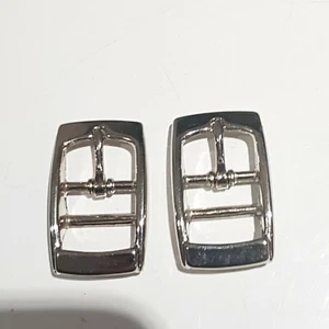 Shoe Repair Saddlery Buckles Double Bar Brass for 18 mm Straps Belts Bags 13B - Picture 1 of 8