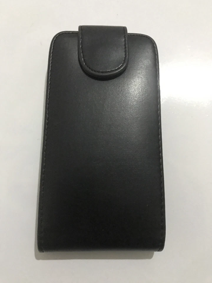 HTC Nexus One Black leather case Top flip - Image 1 of 3